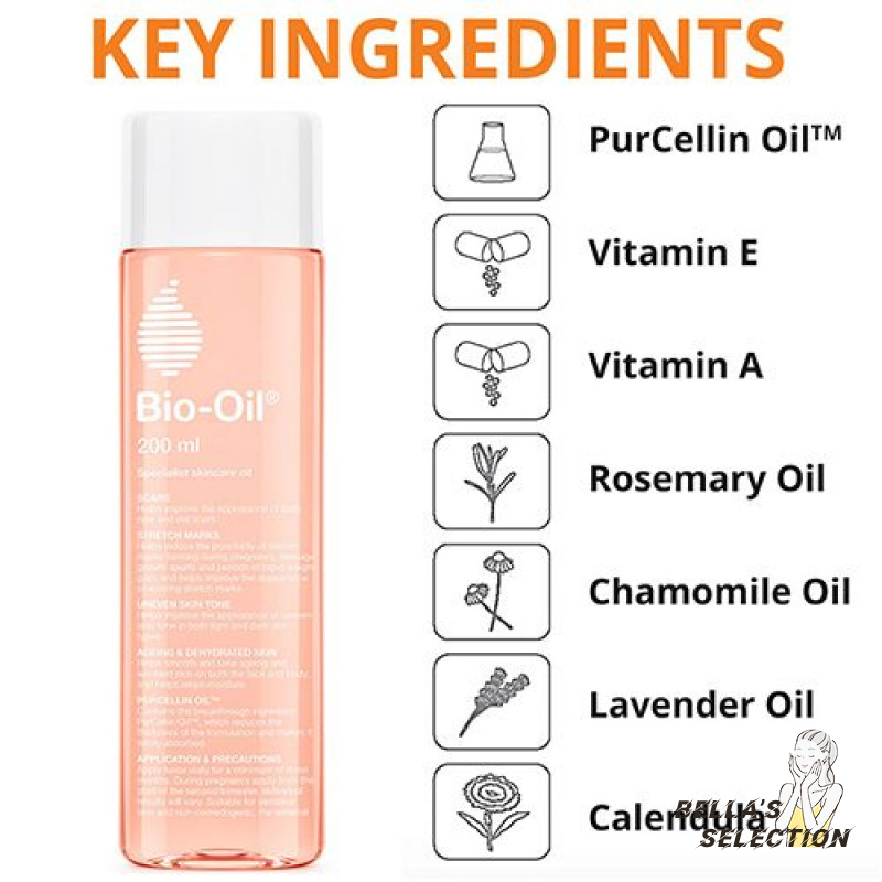 Bio-Oil Giảm Rạn Da Và Làm Mờ Sẹo - 200ml