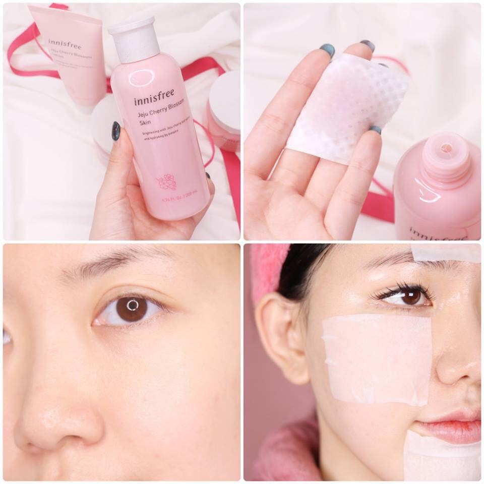BỘ KIT DƯỠNG TRẮNG CHERRY BLOSSOM INNISFREE