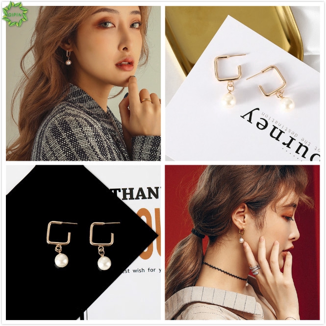 Cod Qipin Hoa tai kiểu dáng đơn giản phong cách Hàn Quốc cho nữ