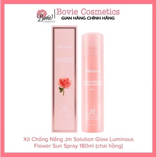 Xịt Chống Nắng toàn thân Jm Solution Glow Luminous Flower Sun Spray 180ml
