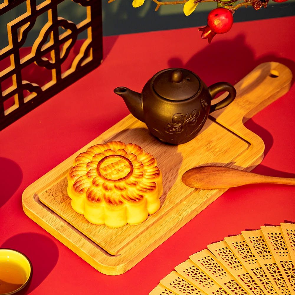 Bánh nướng, bánh dẻo, bánh trung thu nhân đậu xanh, thập cẩm, khoai môn, sầu riêng vỏ mềm thơm, trọng lượng 100g - 250g