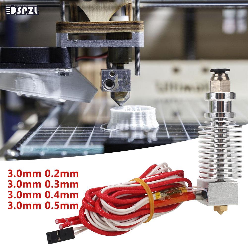 Tip J-Head Nozzle Aluminium Alloy E3D V6 Hotend Extruder Hard for Makerbot 3D Printer