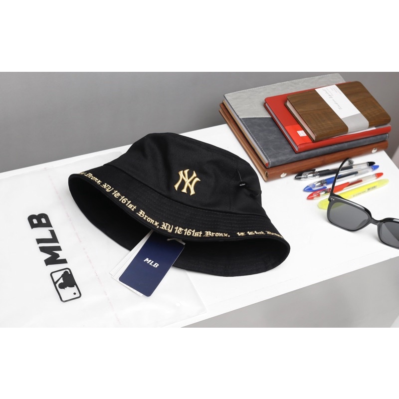 Mũ nón Bucket Gothic MLB NY unisex nam nữ, mũ nón đi du lịch, đi chơi