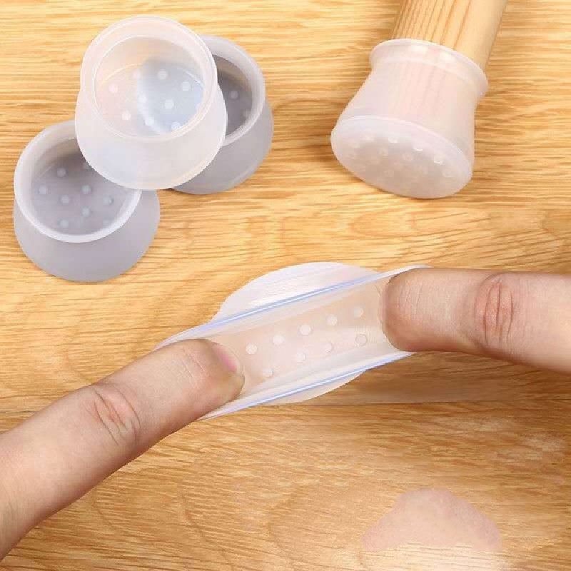 Vỏ Bọc Chân Bàn Ghế Bằng Silicon