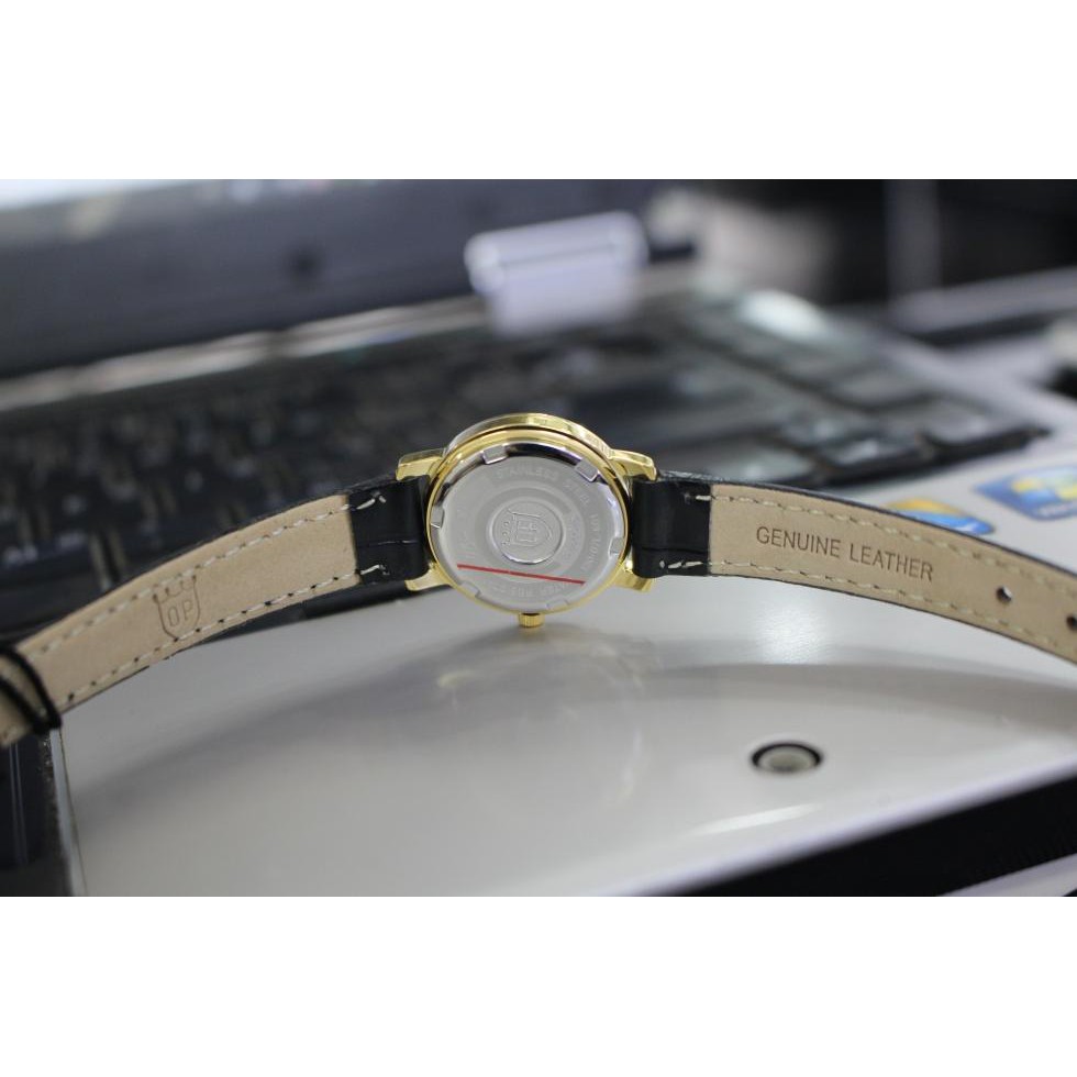 Đồng hồ nữ mặt kính sapphire Olym Pianus OP130-07 OP130-07LK-GL đen