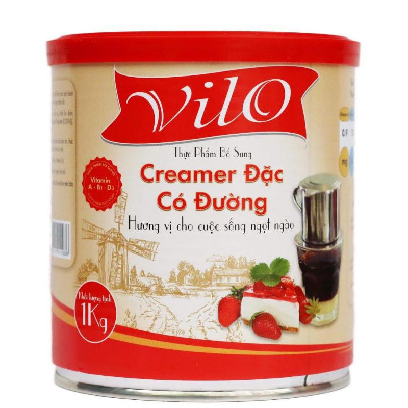 Nhập khẩu - Sữa đặc có đường Vilo 1Kg