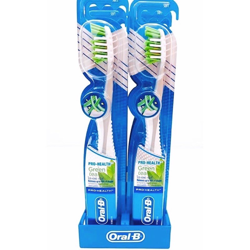 Bàn chải đánh răng trà xanh ORALB Green Tea Toothbrush/Bàn chảy đánh răng