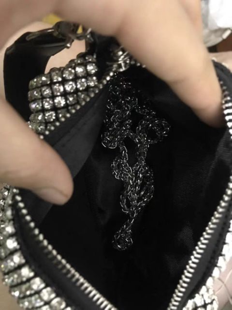 [Túi đá khâu] Túi xách nữ Clutch MC đính đá lấp lánh siêu sang (kèm ảnh thật) | BigBuy360 - bigbuy360.vn