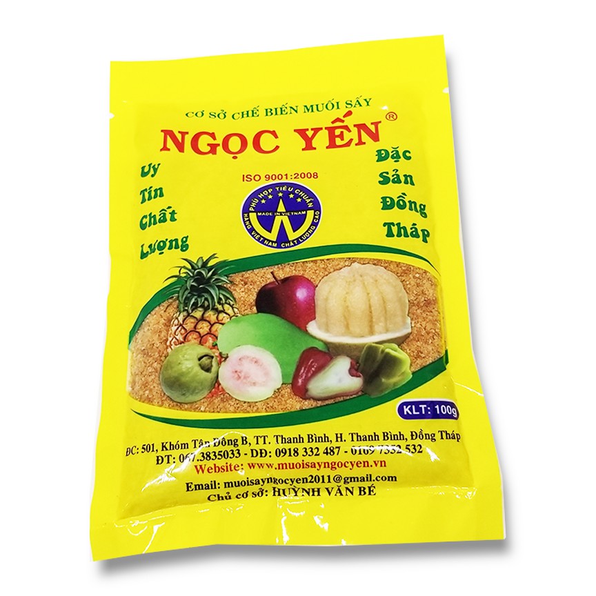 Muối sấy Ngọc Yến thơm ngon đặc sản miền tây 100G