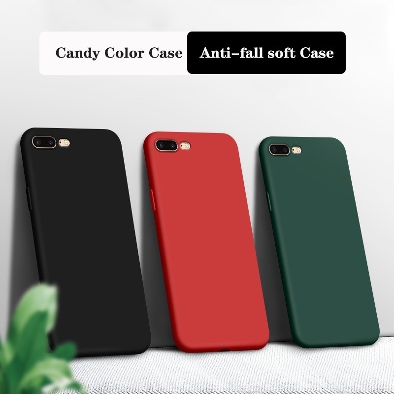 Ốp điện thoại TPU dẻo màu sắc ngọt ngào thời trang cho IPHONE 8 7 PLUS 6 6S PLUS 5 5S SE