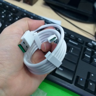 Dây cáp sạc oppo chuẩn micro usb - vooc lõi xanh chính hãng oppo