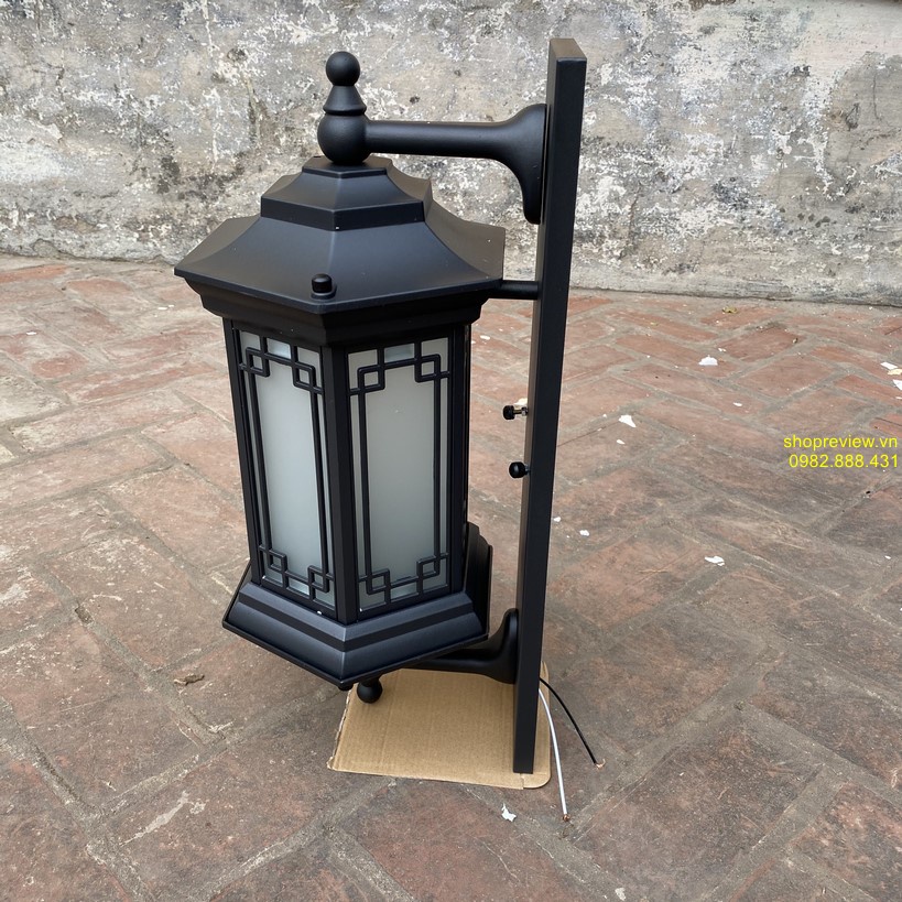 Đèn trang trí treo tường treo cột trong nhà và ngoài trời phong cách cổ điển cực đẹp, dùng điện lưới 220V