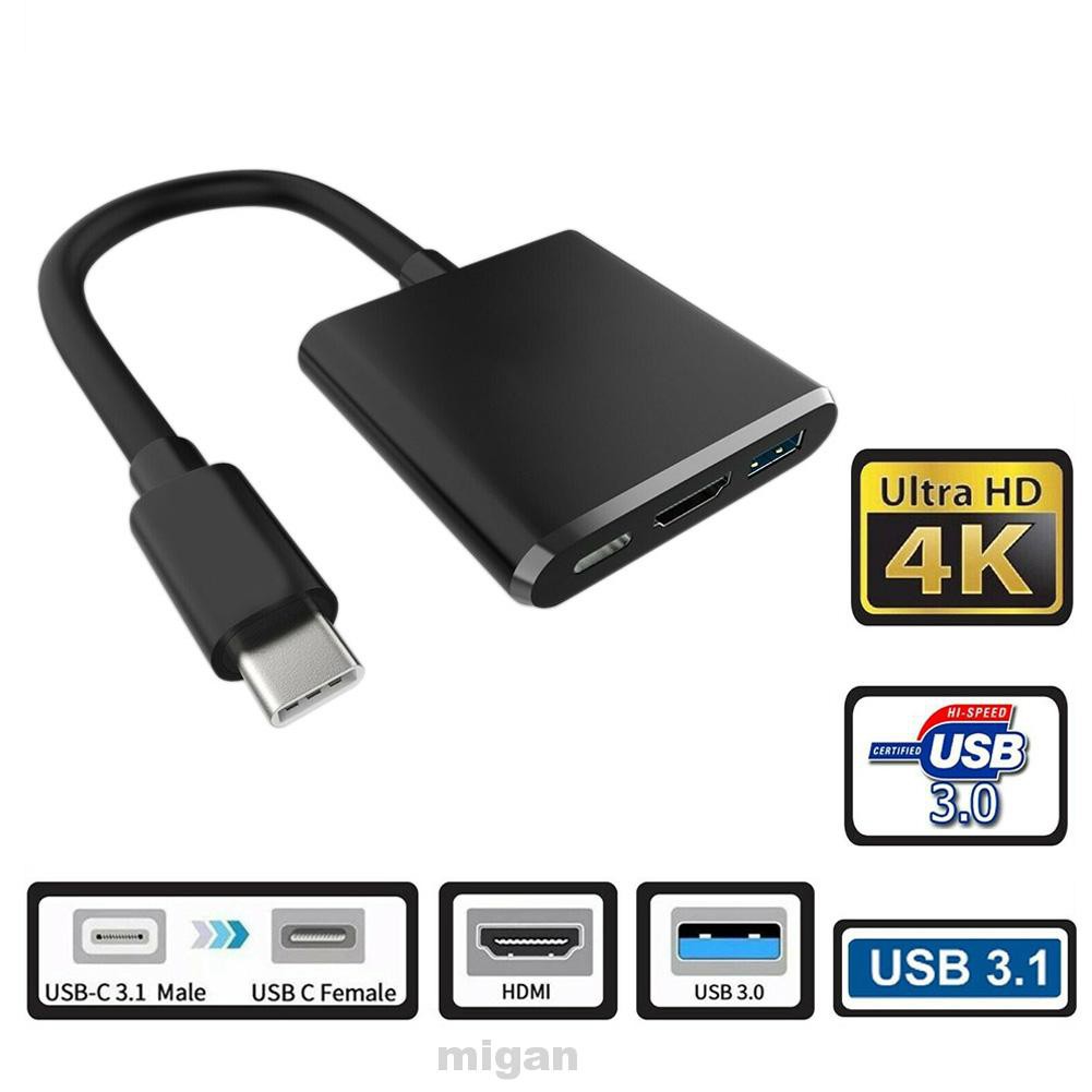 Bộ Hub Usb C Bằng Nhôm Đa Năng Di Động Cho Macbook Pro