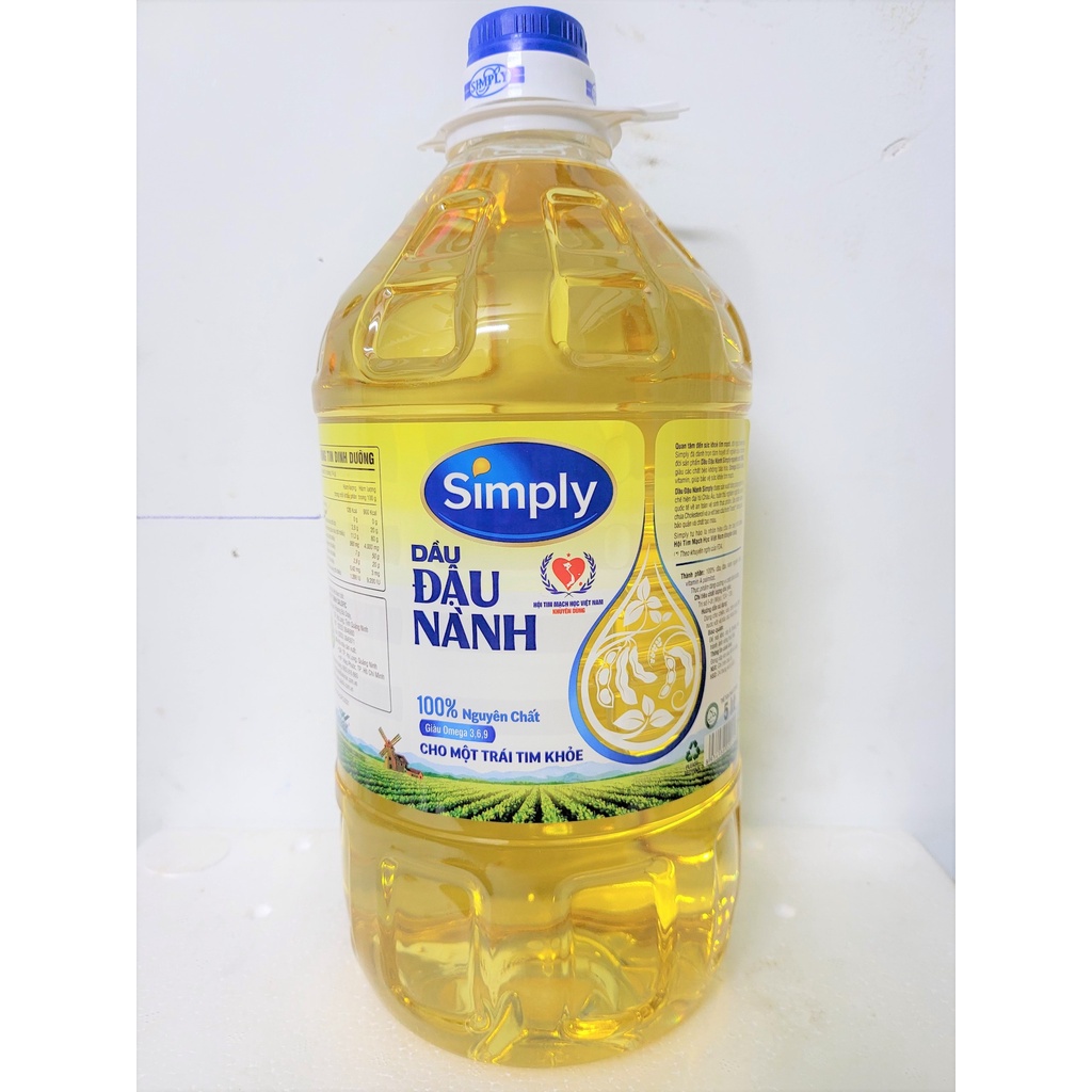 [BÌNH LỚN 5 Lít] DẦU ĐẬU NÀNH [VN] SIMPLY Soybean Oil (halal)