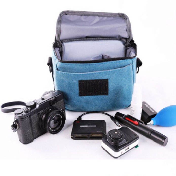 Túi đựng máy ảnh mirrorless sử dụng cho các dòng máy sony, fujifilm, panasonic, máy film...kèm với lens kit GIẢM GIÁ SAL