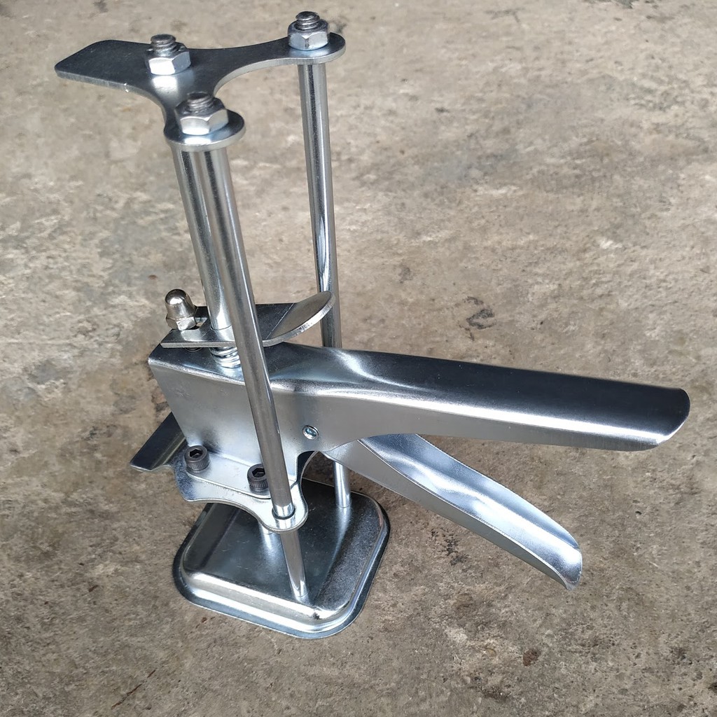 [Có video]KÍCH NÂNG CHÂN TƯỜNG - CON ĐỘI KÊ GẠCH ỐP TƯỜNG LOẠI THÉP DÀY 3 TRỤ TẢI TRỌNG 100KG