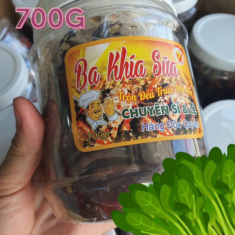 Ba Khía Sữa trộn sẵn Hủ 700gr Vỏ Mềm Đặc sản Chuẩn Ngon Miền Tây