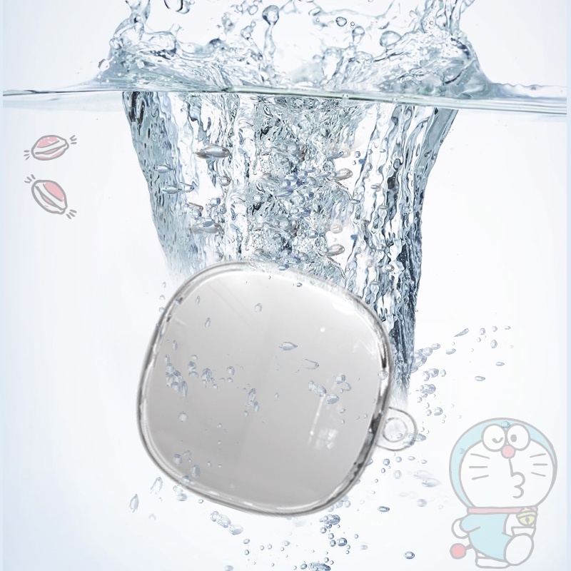 Vỏ Bọc Hộp Sạc Tai Nghe Baseus Bowie Wm02 Bằng TPU Mềm Trong Suốt Chống Sốc Kèm Móc Treo