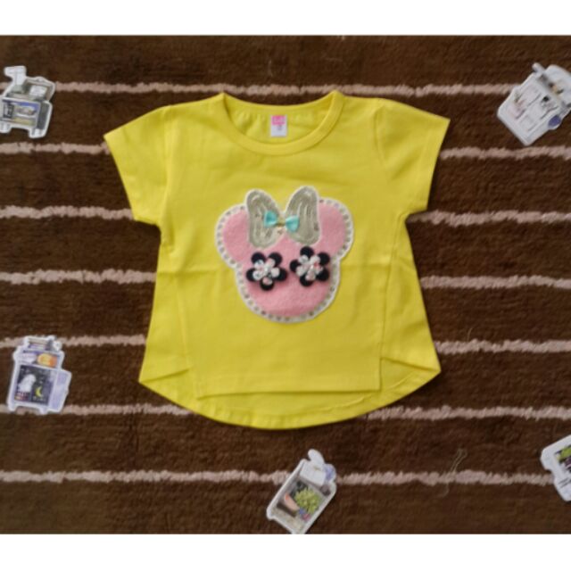 Áo thun Mickey thêu đắp 10-25kg