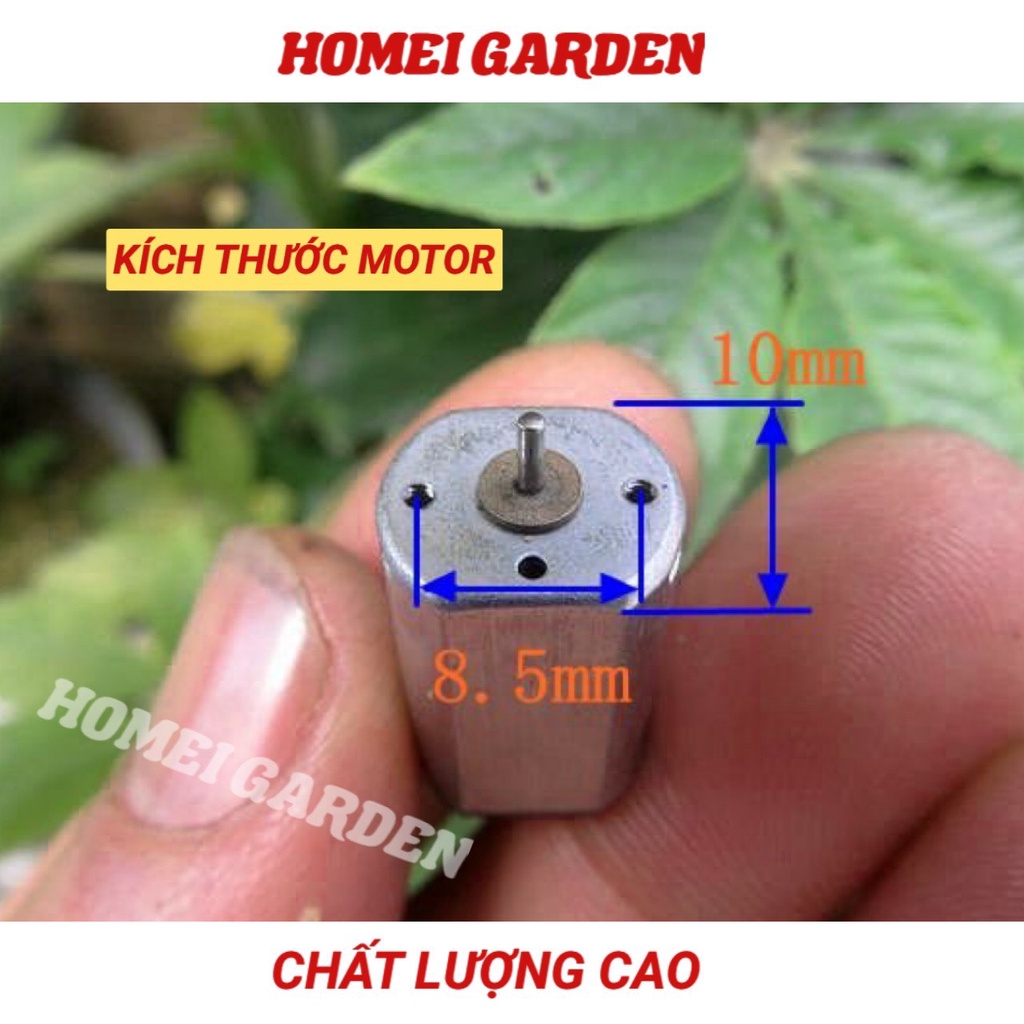 Motor mini N30 DC3V 15000 vòng / phút Cổ góp kim loại quý + bàn chải tuổi thọ cao hàng mới 100% - HM0033