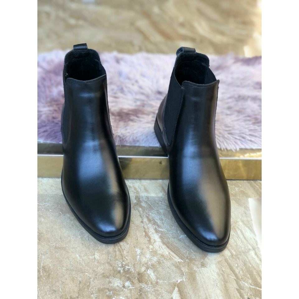 Giày Chealsea Boot Nam Cao Cổ Chất Đẹp Cao Cấp, Đế Khâu Siêu Bền, Giày Boot Nam Đế Cao Form Hàn