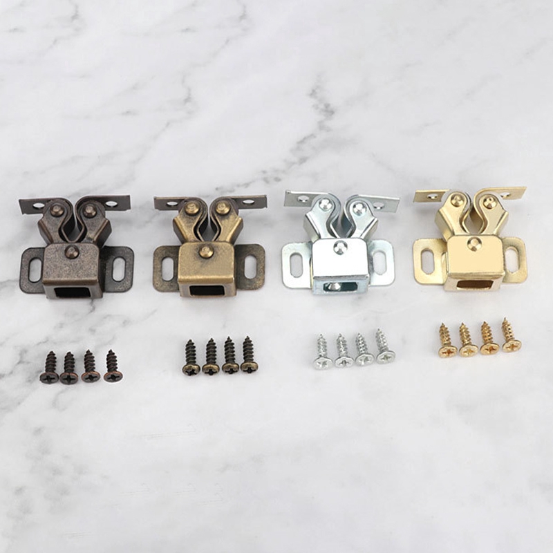 Dụng cụ chặn cửa tủ gắn kèm vít cố định