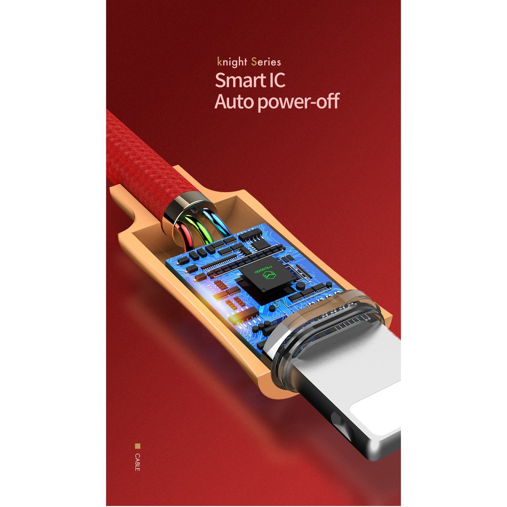 Dây Cáp Sạc Nhanh Mcdodo  Đầu USB Type-C/L Micro USB Cho Điện Thoại fro táo