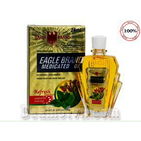 Dầu Gió Con Ó chính hãng Eagle Brand 24 ml ( màu vàng)