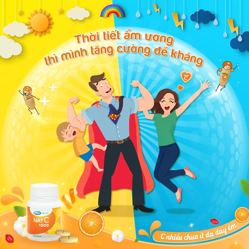 Nat C1000- Bổ sung Vitamin C giúp tăng cường sức đề kháng | BigBuy360 - bigbuy360.vn