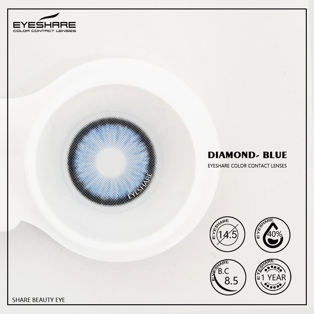 EYESHARE [Hàng mới về] Cặp kính áp tròng màu sắc tự nhiên