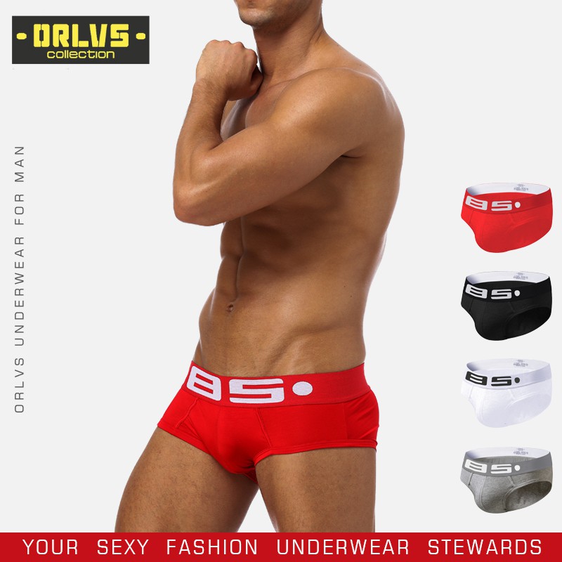 ORLVS Quần lót boxer thoáng khí trẻ trung thời trang cho nam BS102