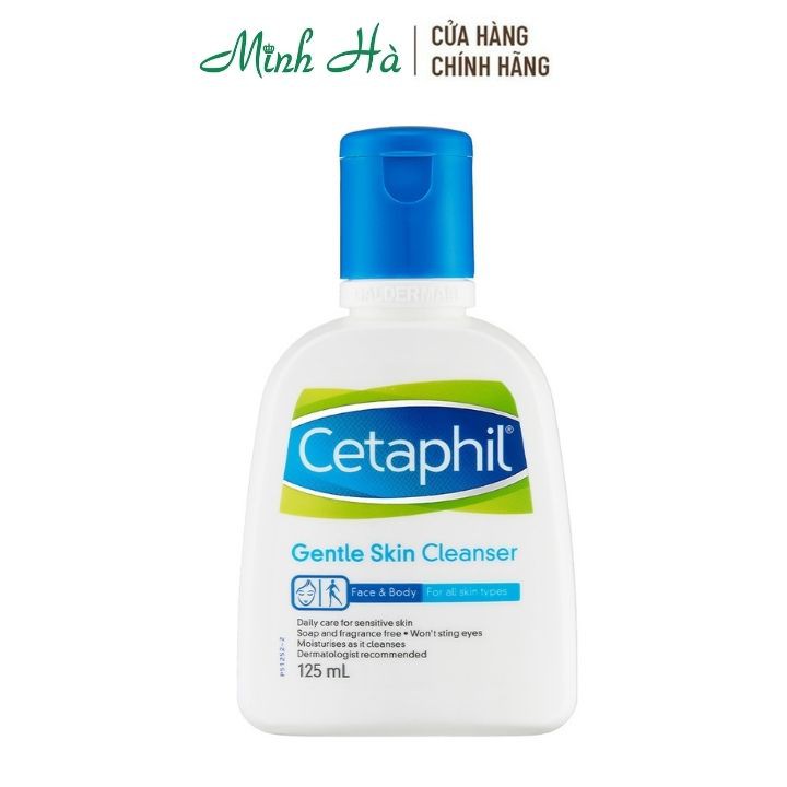 Sữa rửa mặt Cetaphil Gentle Skin Cleanser 125ml dưỡng ẩm và dịu nhẹ cho da