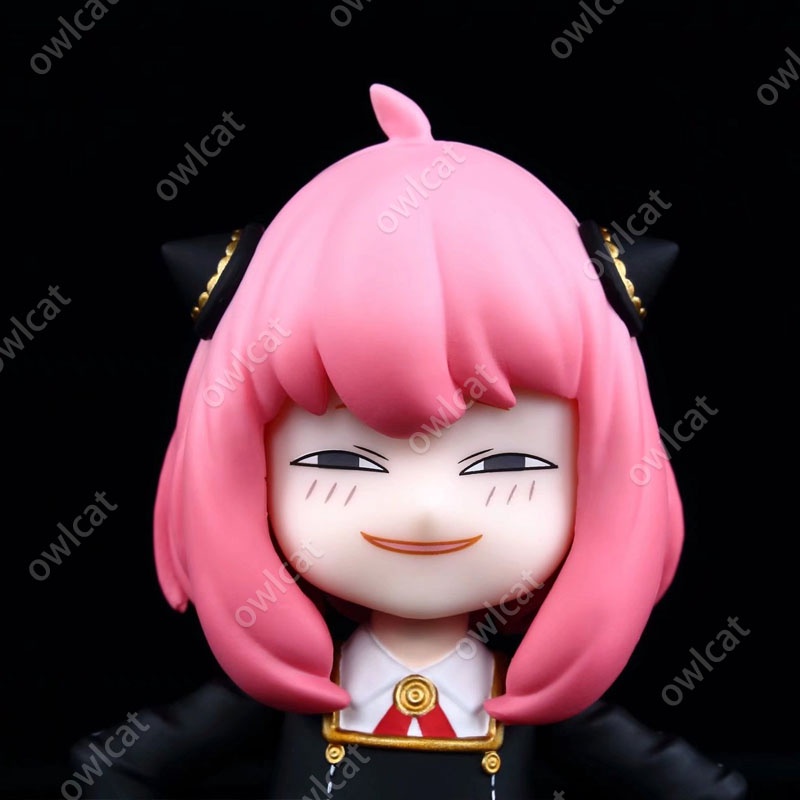 Figure Spy X Family Anya Forger Anime Ver.15-18cm Test Subject "007" Telepath 2-set Face Facial Expressions Yor Loid Bond Packed in Box Model Mô Hình Nhân Vật Phim Hoạt Hình