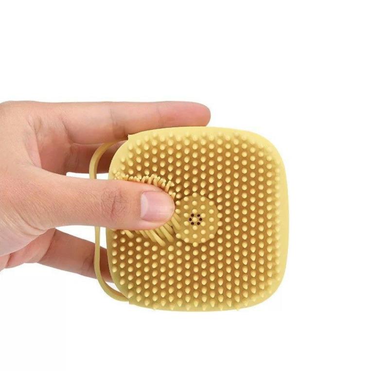 {MỚI VỀ} Bàn Chải Tắm Silicon - Găng Tay Tắm Tạo Bọt Massage Có Chỗ Đự