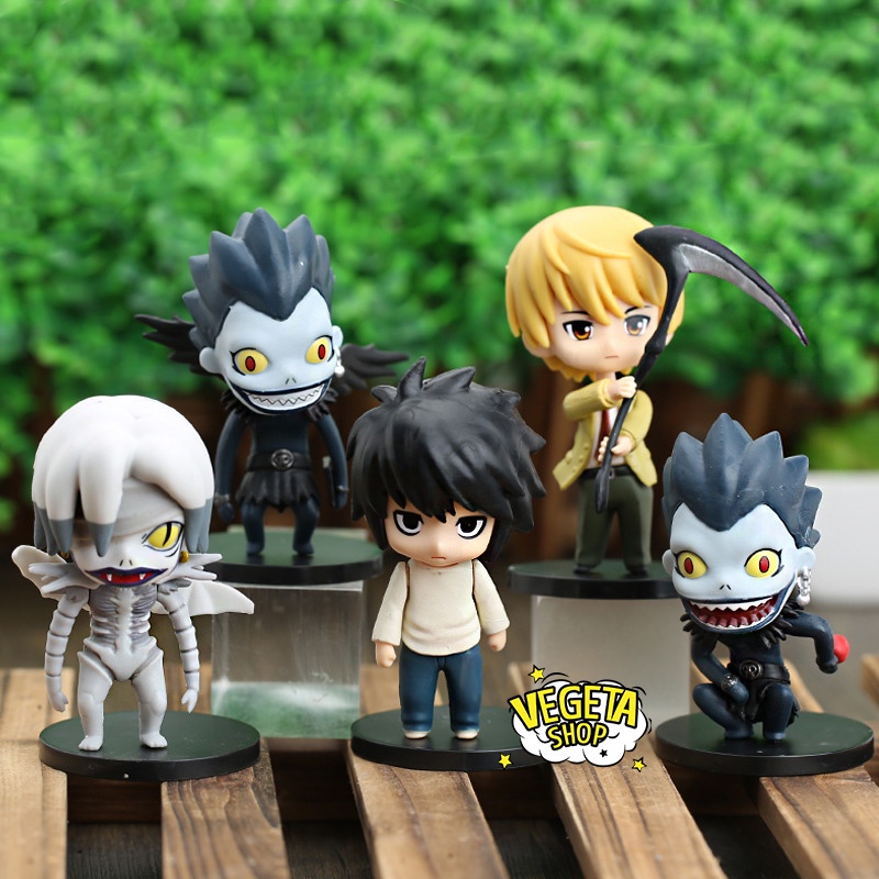 Mô hình Death Note - Yagami Raito Light Kira Tử thần Ryuk Shinigami Rem L Lawliet - Cao khoảng 10cm - Bán lẻ