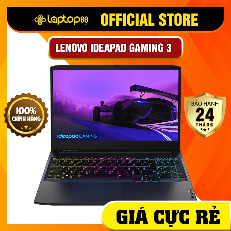 Laptop Lenovo Ideapad Gaming 3 15ACH6 82K201BCVN - AMD Ryzen 5 5600H | GTX 1650 | 15.6 Inch 120Hz