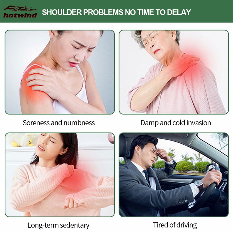 [Hàng mới về] Miếng dán khớp vai cột sống thắt lưng thành phần ngải cứu bằng vải không dệt hỗ trợ giảm đau thấp khớp