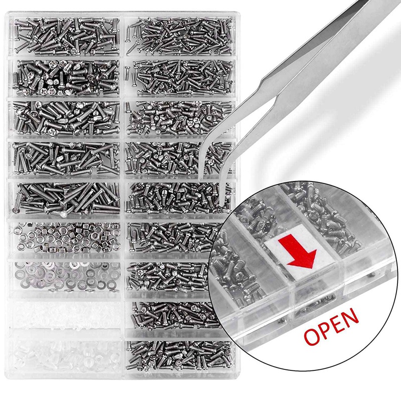 Bộ Dụng Cụ Sửa Chữa Mắt Kính Và Mắt Kính + Đệm Mũi + 6 Tua Vít + 3 Dụng Cụ Sửa Chữa