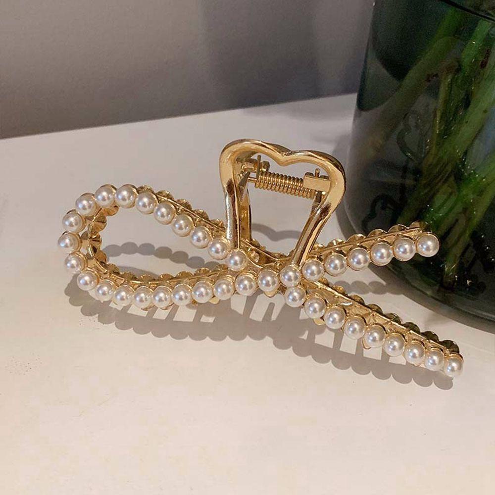 Kẹp Tóc Càng Cua Họa Tiết Hình Học Thời Trang Hàn Quốc Thanh Lịch Cho Nữ