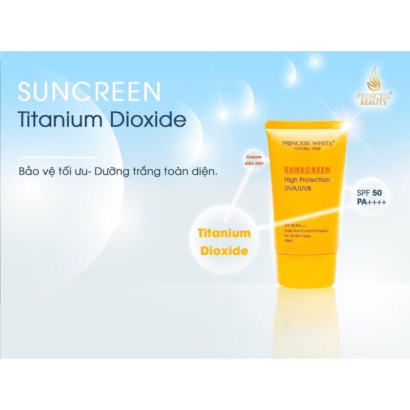 Kem Chống Nắng SUNSCREEN Princesswhite