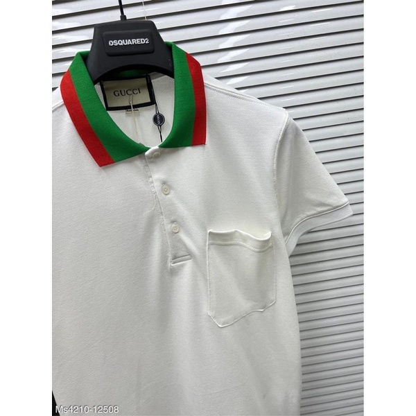 [HOT]Áo polo nam phối cổ đơn giản 2 màu trắng đen