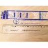Thước Kẻ Nhựa Dẻo M7002 30cm - Trong Suốt 1 Mặt Kẻ Thẳng 1 Mặt Có Gần Sần