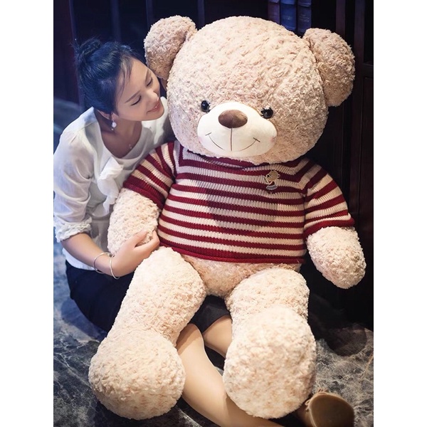 Sẵn Hàng Hcm - Gấu bông Teddy  Gối ôm Teddy Hình Thú Làm Quà Tặng Siêu Đáng Yêu Size 1m2- 1m4- 1m8
