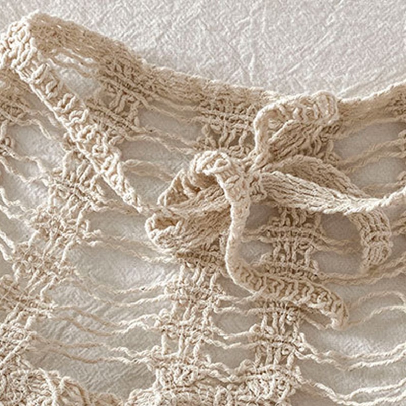 Brroa Áo Bra Dệt Kim Phối Tua Rua Phong Cách Boho Quyến Rũ Cho Nữ