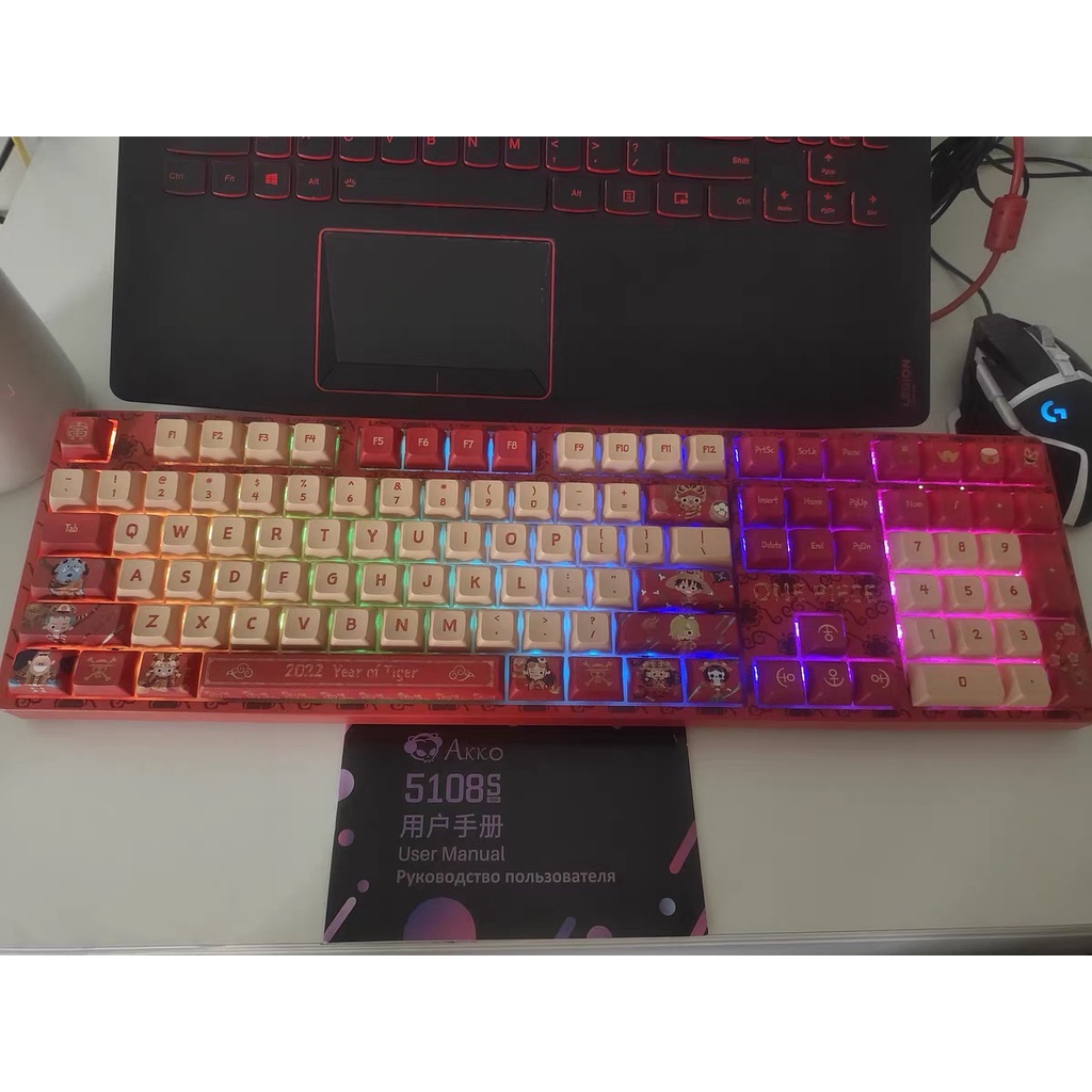Bàn phím cơ AKKO 5108S - Phiên bản giới hạn Onepiece: LED RGB, hotswap, keycap PBT, switch CS jelly và CS silver