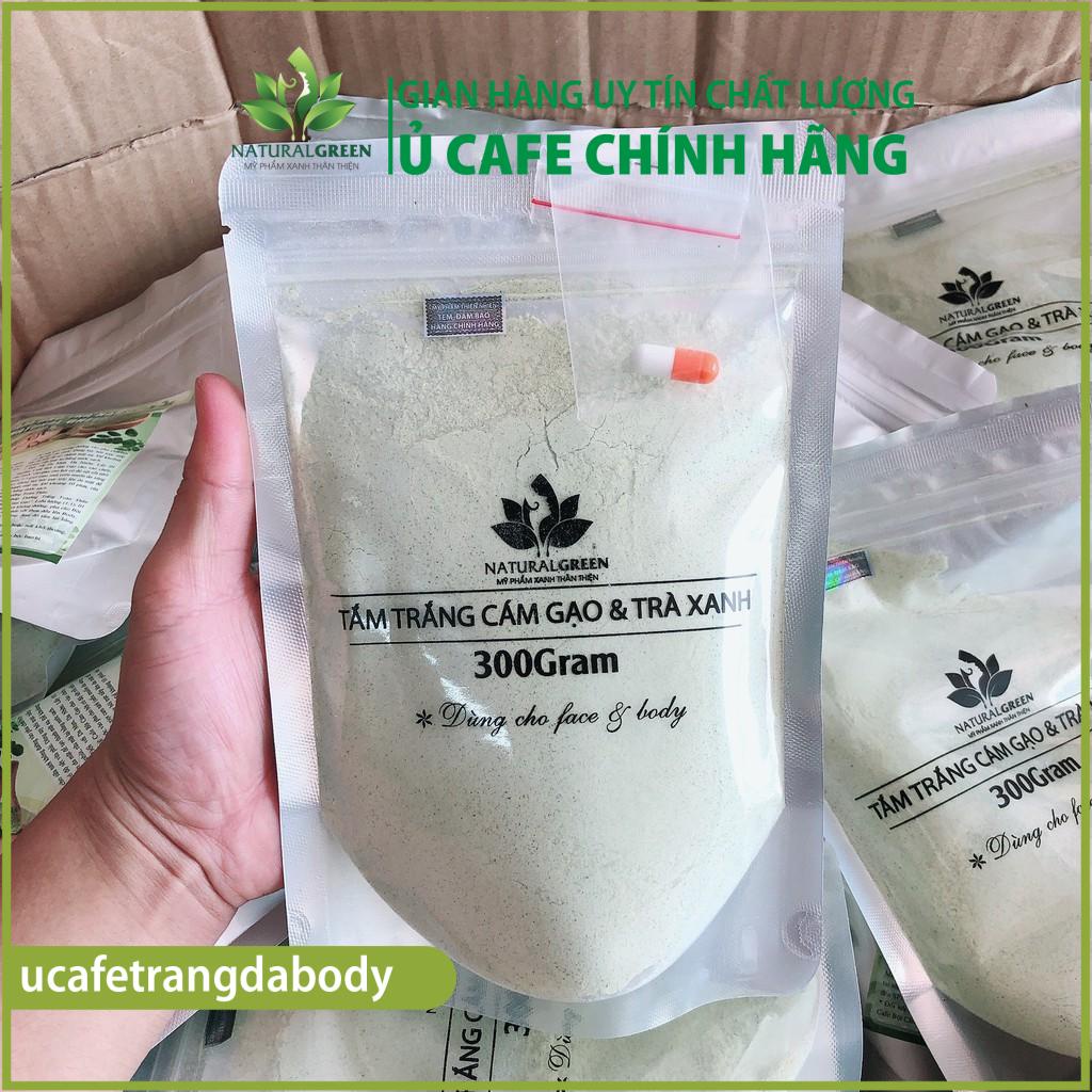 Gói 300gr ủ trắng trà xanh,tắm trắng cám gạo trà xanh,đắp mặt dưỡng da dùng cả cho face & body hàng chính hãng | BigBuy360 - bigbuy360.vn