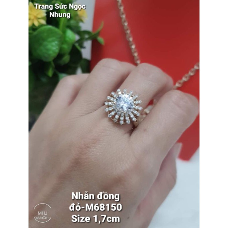 Nhẫn nữ đồng đỏ-M68