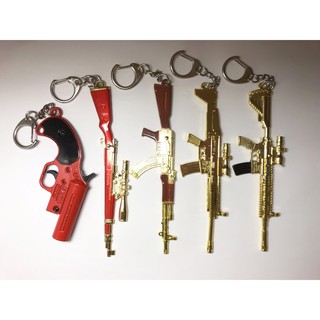 Combo 5 Móc Khóa PUBG BẢN GOLD Giá Rẻ: K98, M416, Scar-L, AKM, Sung Thinh