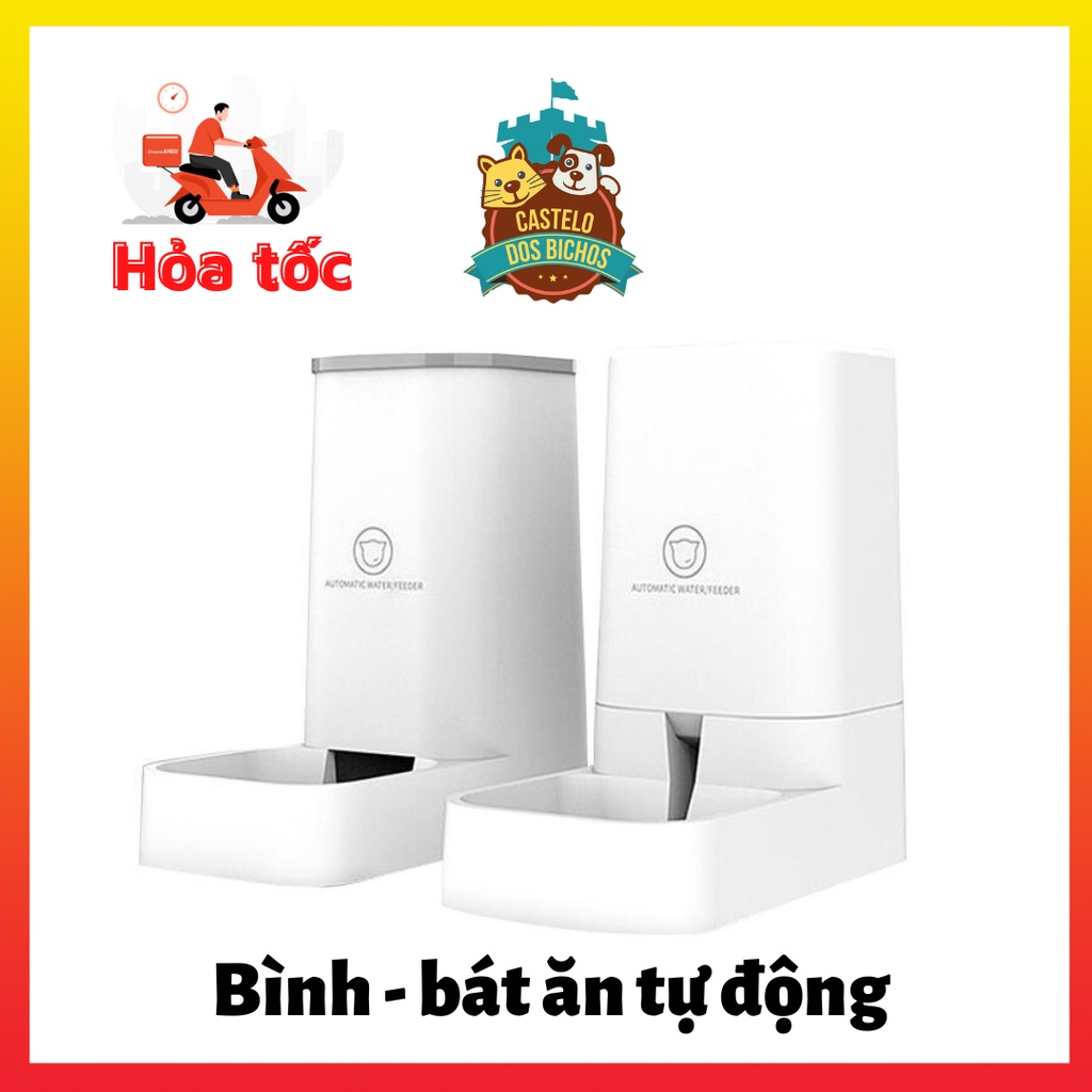 Bát Ăn Tự Động Dung Tích Lớn Chó Mèo Cao Cấp