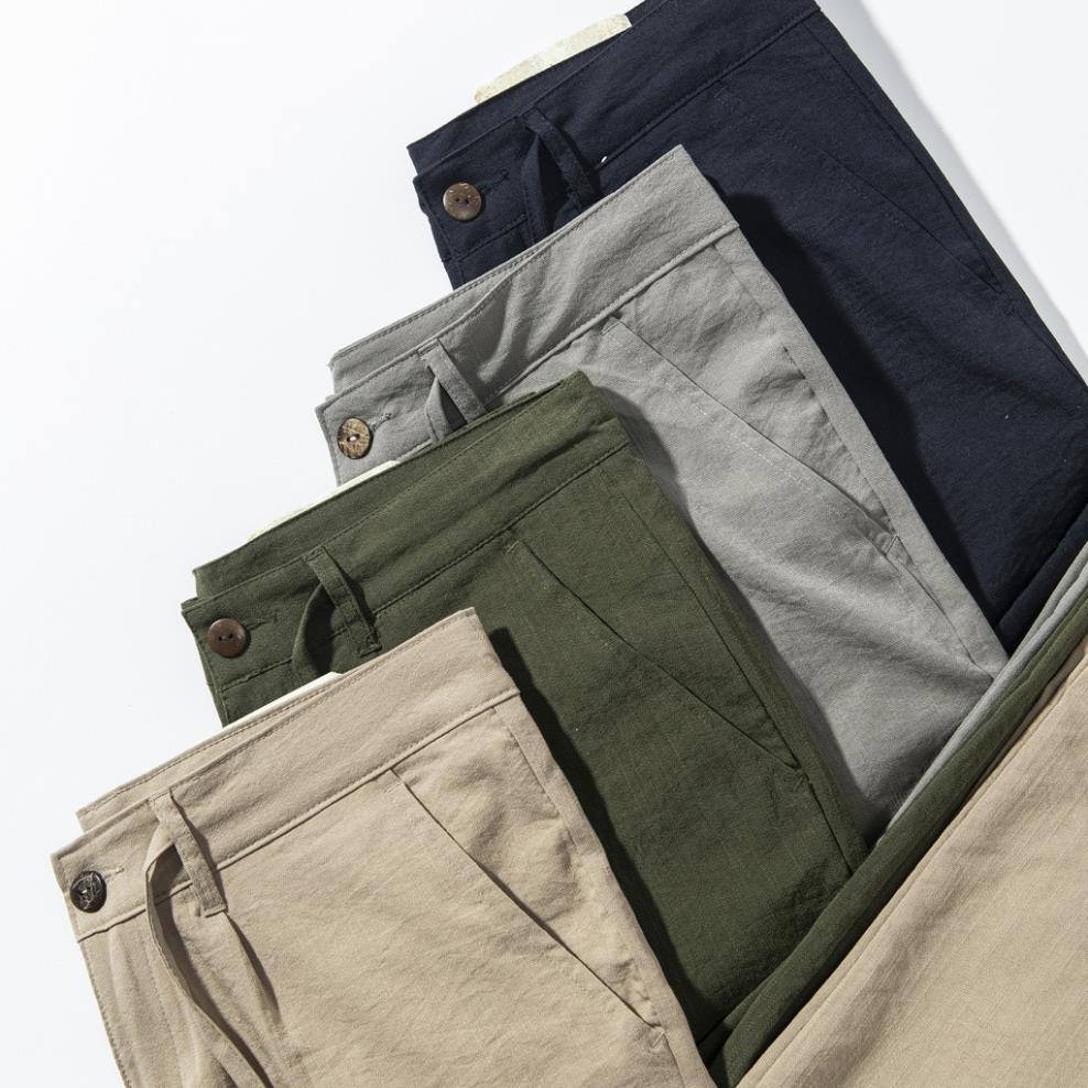 Quần Đũi Linen Musland KKOL001 - Quần Đũi Ống Suông Cao Cấp
